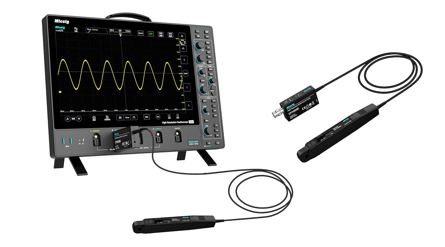 High Frequency AC/DC Current P - đánh giá và giá Current Probe Ac Dc 50Mhz Oscilloscope